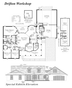 Drifton Workshop - Floor Plan - Curington Homes - Ocala Florida Contractor