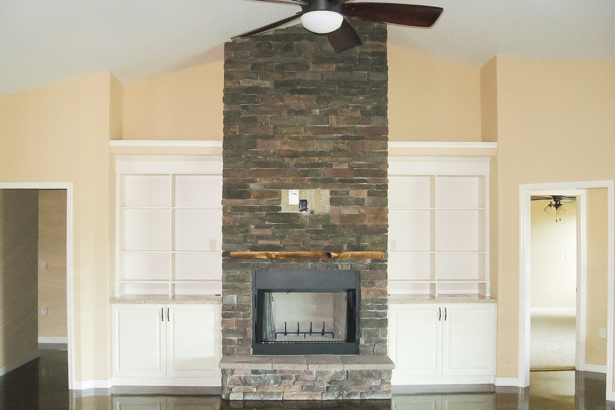 Drifton - Living Room Fireplace - Curington Homes - Ocala Florida Contractor