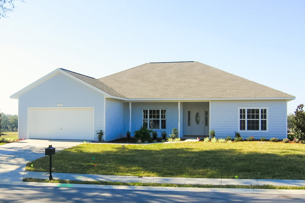 Jamestown - Front Entry Door - Curington Homes - Ocala Florida Contractor