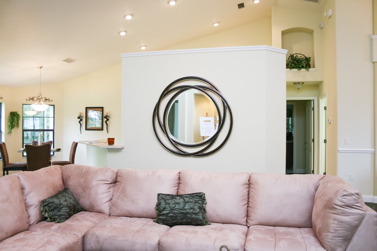 Jamestown - Living Room - Curington Homes - Ocala Florida Contractor