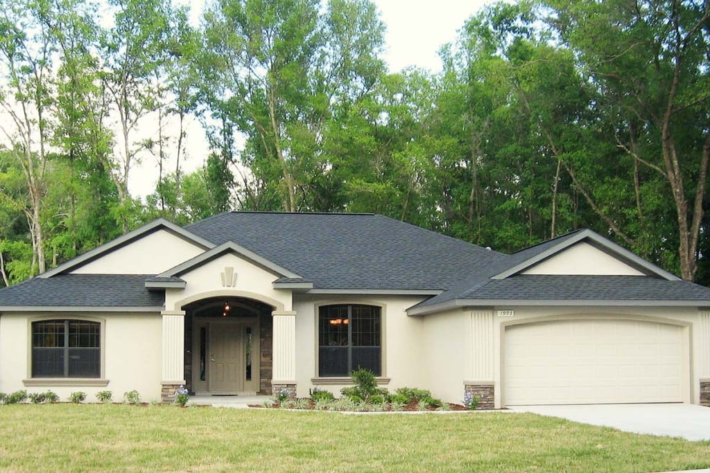 Jamestown - Front Exterior - Curington Homes - Ocala Florida Contractor