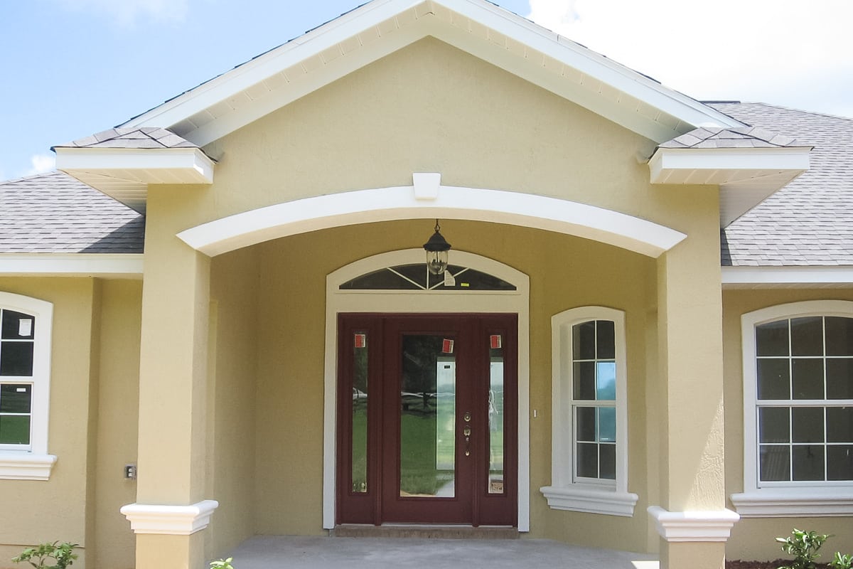 Sebastian - Front Exterior Entry - Curington Homes - Ocala Florida Contractor