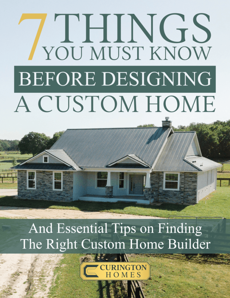 7 Things You Must Know Before Designing a Custom Home (Cover Page)