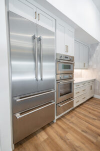 High-end stainless steel kitchen appliances in Ocala Florida custom home