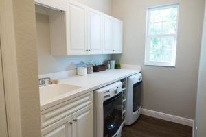 Curington Homes - Ocala Florida Home Builder - Sebastian Model Summerset Estates - Laundry Room