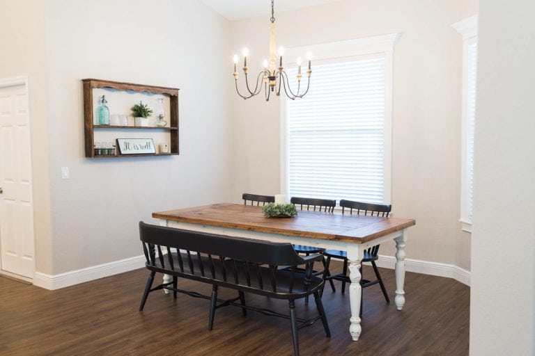 Curington Homes - Ocala Florida Home Builder - Sebastian Model Summerset Estates - Dining Room Table