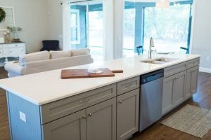 Curington Homes - Ocala Florida Home Builder - Sebastian Model Summerset Estates - Kitchen - Living Room