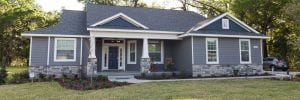 Sebastian Front Exterior - Curington Homes Ocala Florida Contractor