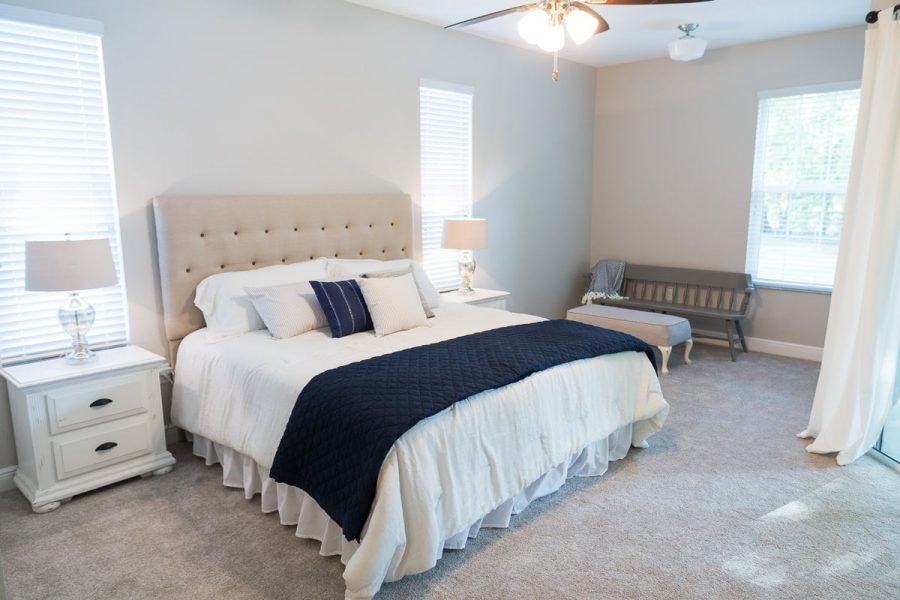 Curington Homes - Ocala Florida Home Builder - Sebastian Model Summerset Estates - Master Bedroom