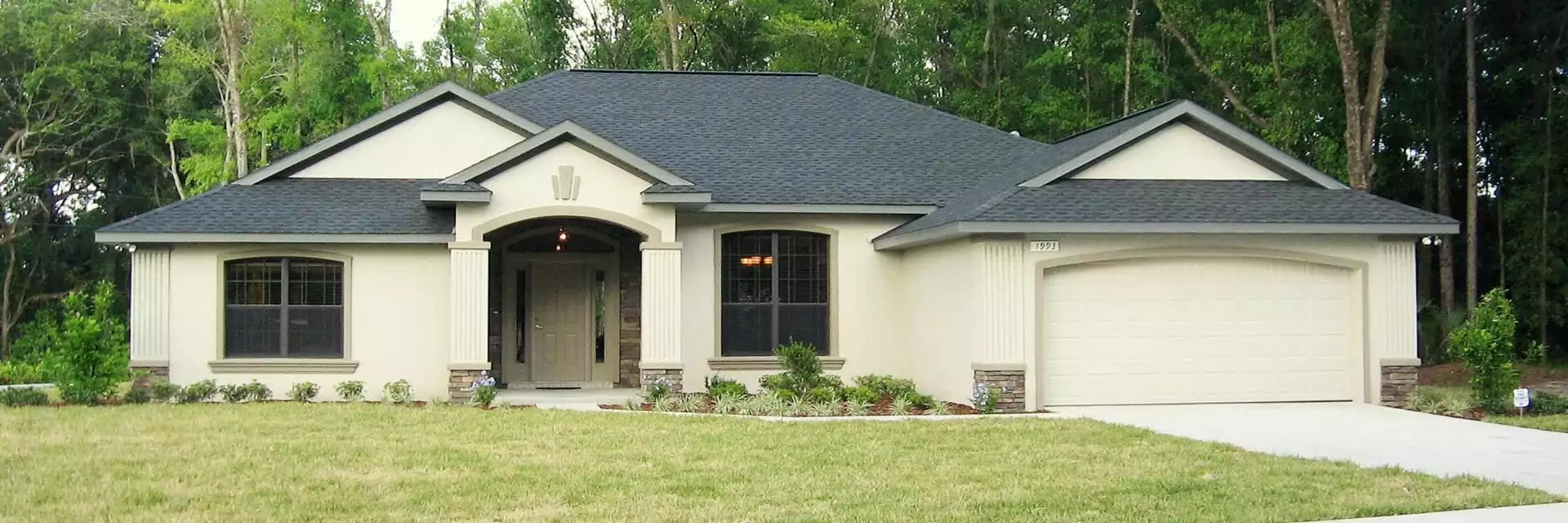 Jamestown - Front Exterior - Curington Homes - Ocala Florida Contractor