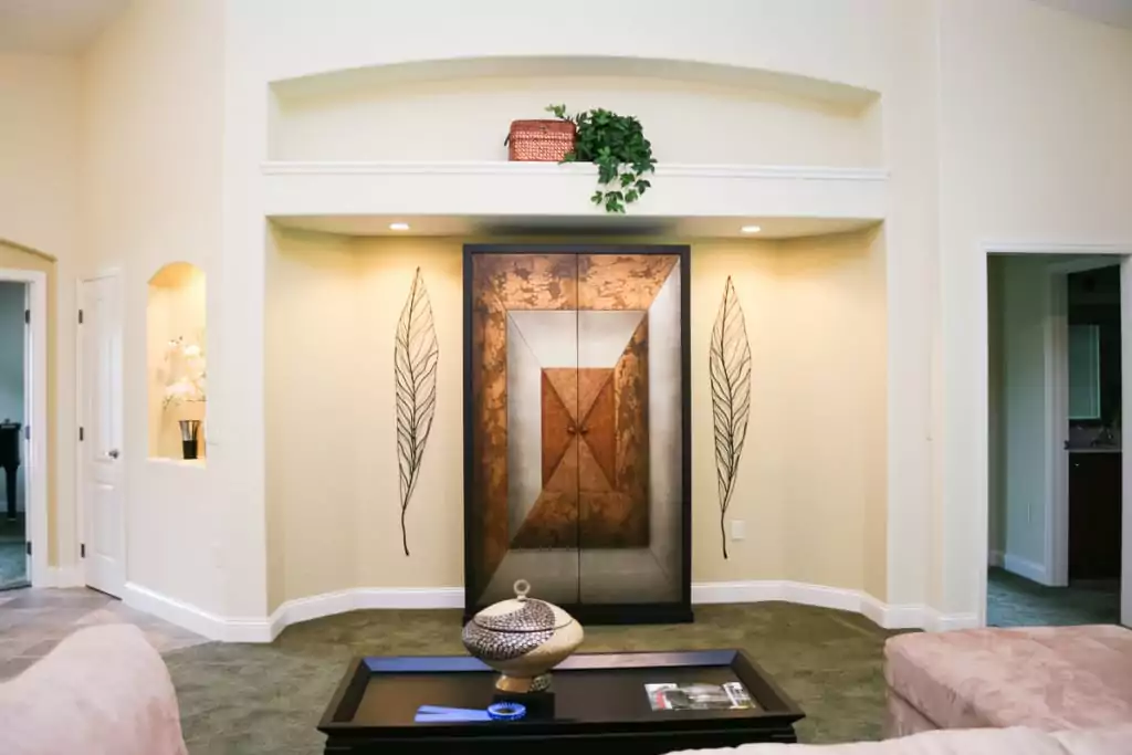 Jamestown - Living Room Enetertainment Niche - Curington Homes - Ocala Florida Contractor